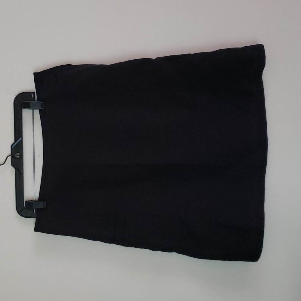 Kathmandu nylon A line mini skirt, women's size 8 black.